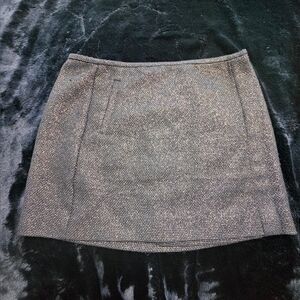 Banana Republic Size 14 Black And Gold Skirt